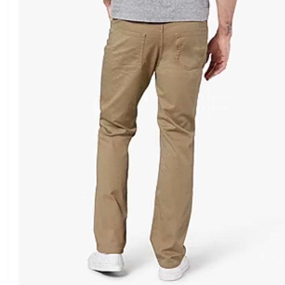 Dockers Jean Cut Khaki All Seasons Tech Mens Straight Fit Pant 34X30 - Picture 3 of 7